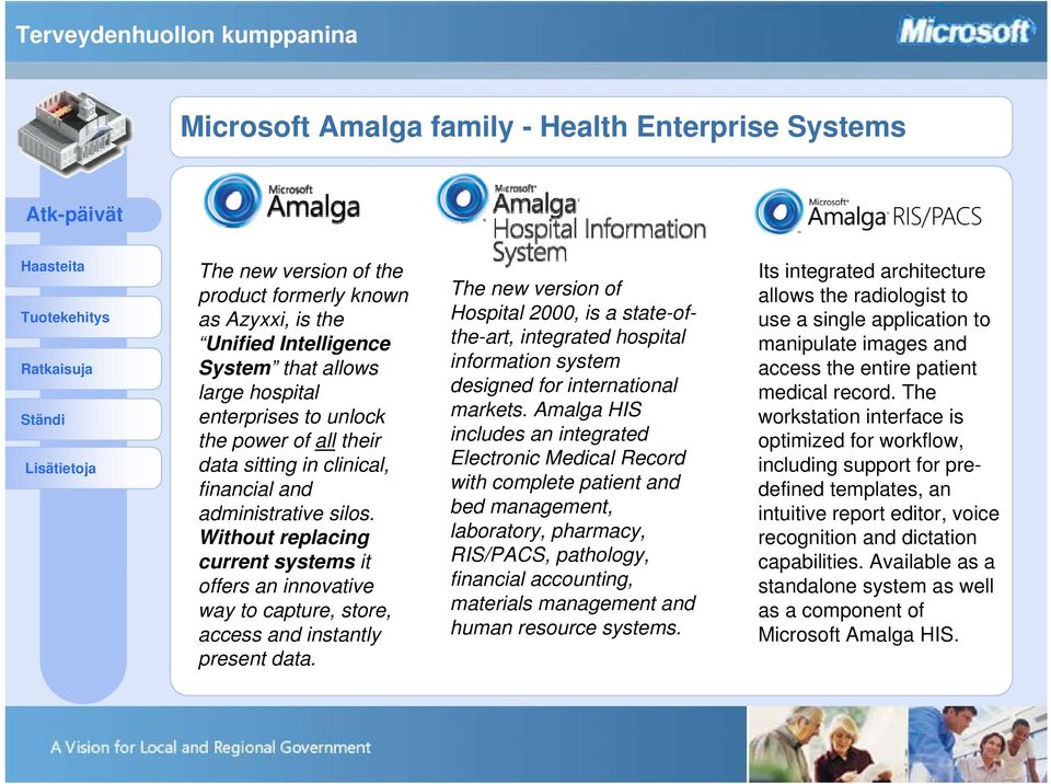 The new version of Hospital 2000, is a state-ofthe-art, integrated hospital information system designed for international markets.