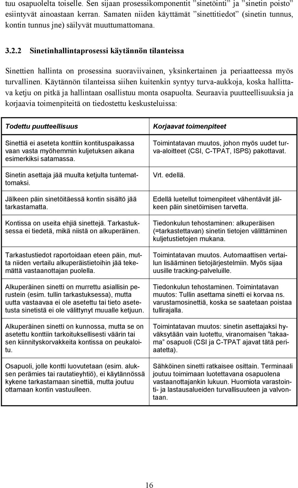 2 Sinetinhallintaprosessi käytännön tilanteissa Sinettien hallinta on prosessina suoraviivainen, yksinkertainen ja periaatteessa myös turvallinen.