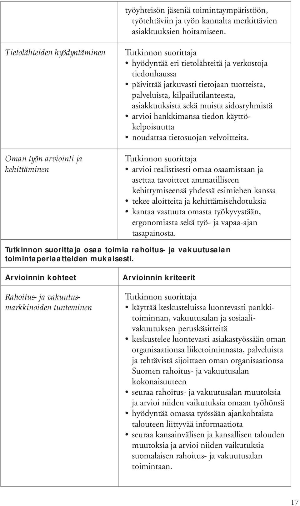 asiakkuuksista sekä muista sidosryhmistä arvioi hankkimansa tiedon käyttökelpoisuutta noudattaa tietosuojan velvoitteita.