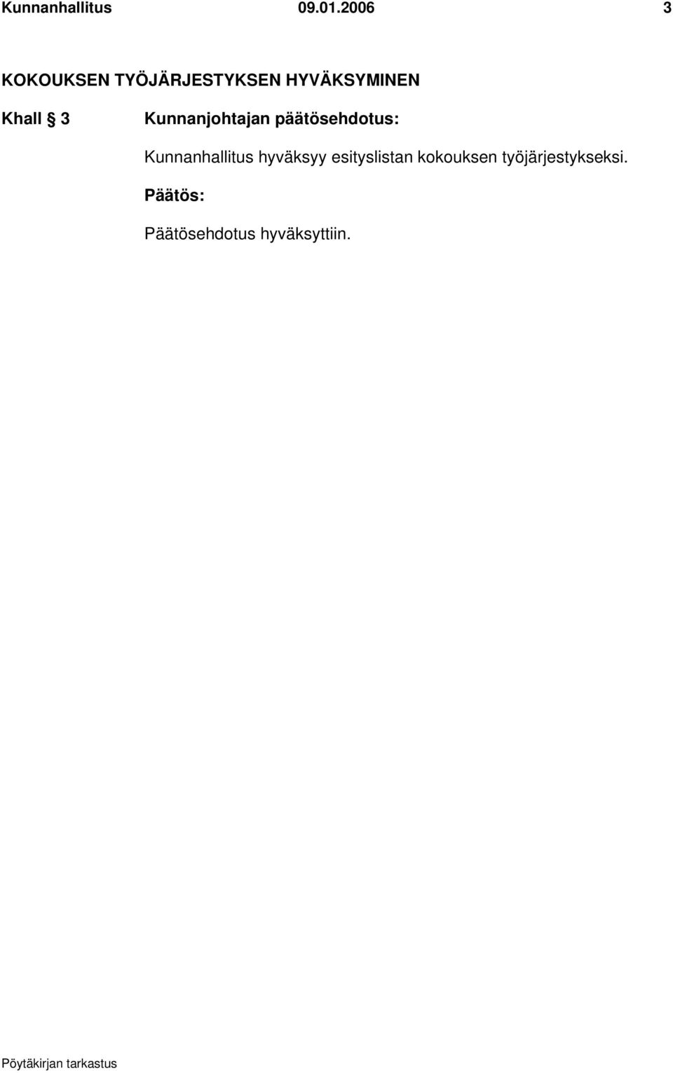 HYVÄKSYMINEN Khall 3