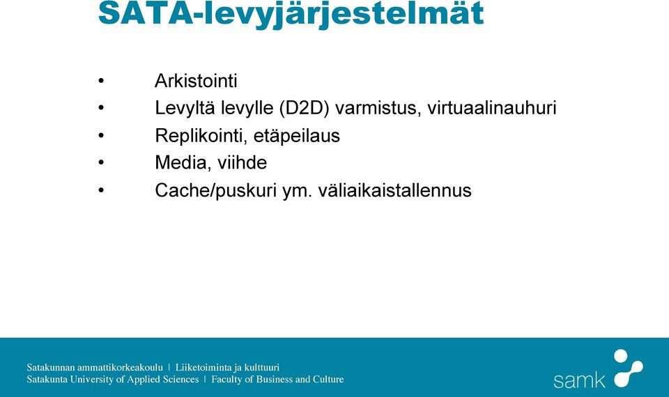 virtuaalinauhuri Replikointi,