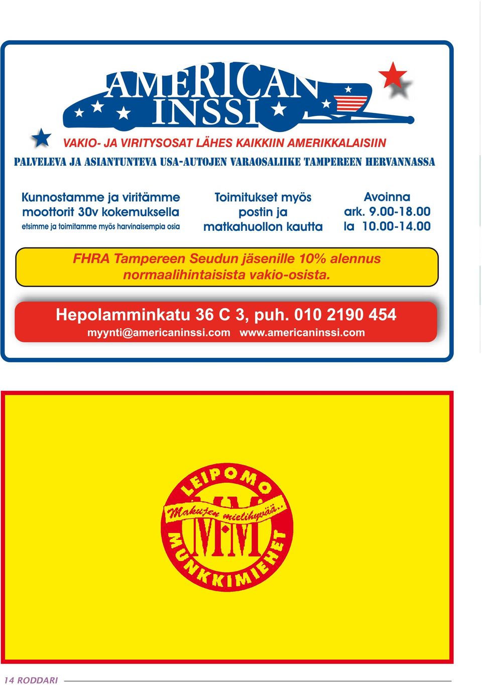 jäsenille 10% alennus