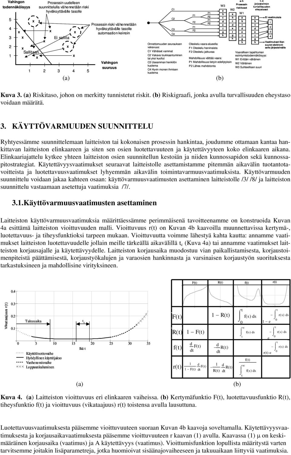 F P2 a a Ei vaaimuksia P F2 P2 F 2 F2 3 4 Vaaimuks liian Olsklu vaara-alulla: suur lkroni- F Olsklu arvinaisa sll järjslmäll F2 Olsklu jakuvaa Vaarallisn apauman siinymisonnäköisyys: Maollisuus välää