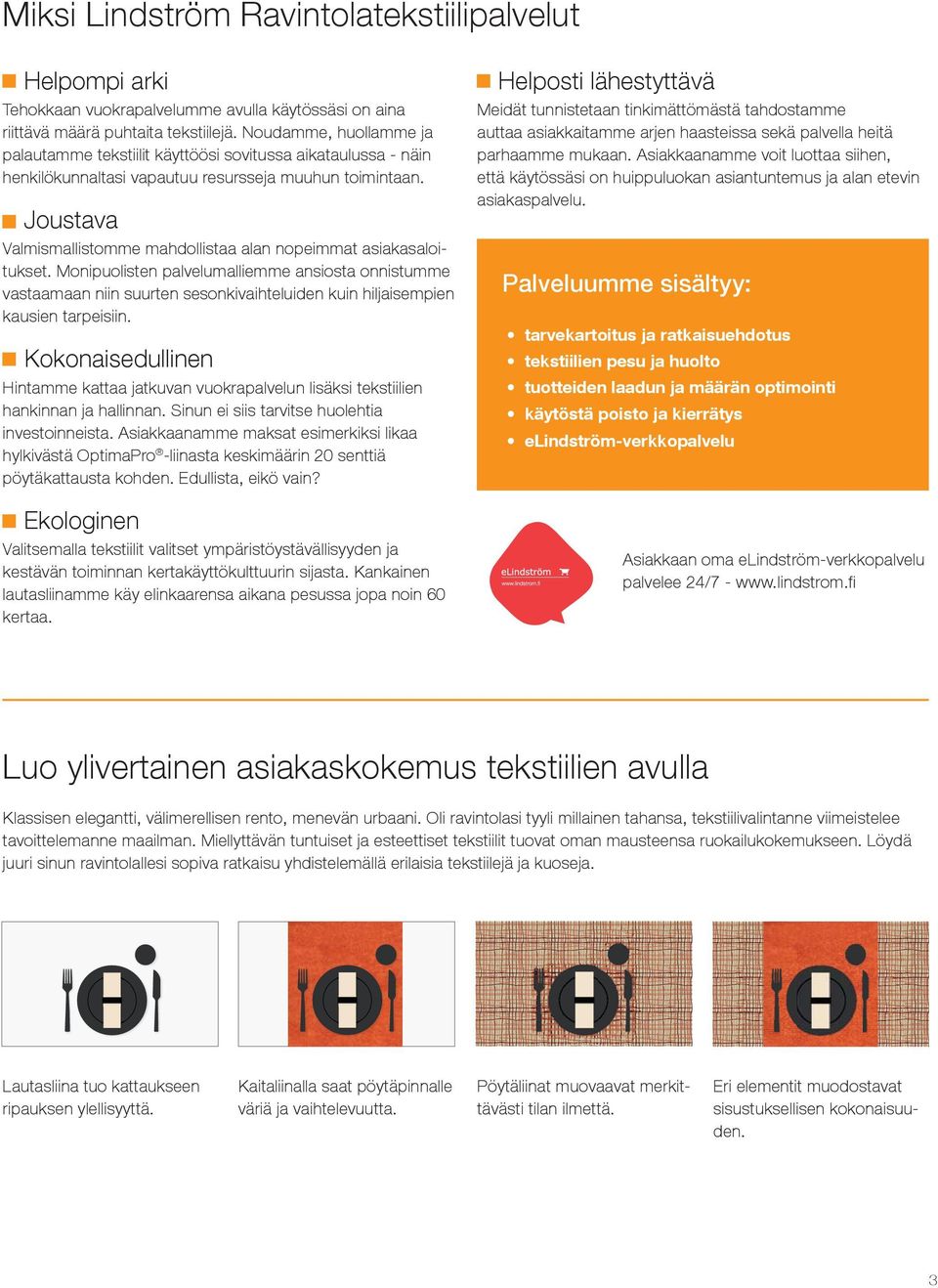 Joustava Valmismallistomme mahdollistaa alan nopeimmat asiakasaloitukset.