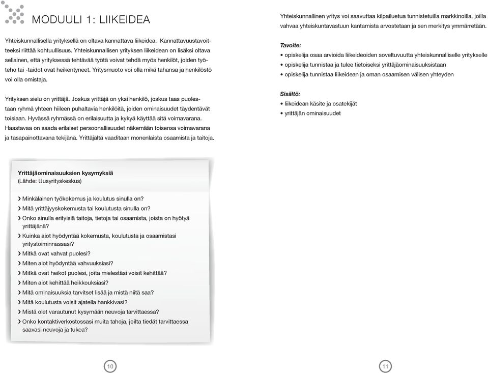 Yritysmuoto voi olla mikä tahansa ja henkilöstö voi olla omistaja. Yrityksen sielu on yrittäjä.