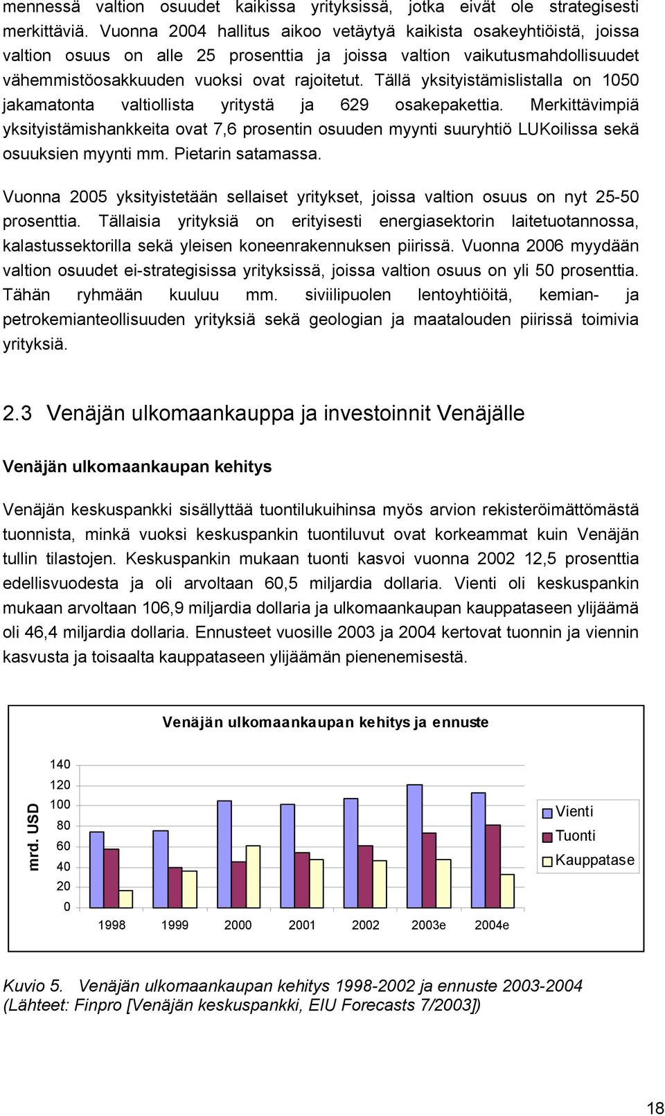 Tällä yksityistämislistalla on 1050 jakamatonta valtiollista yritystä ja 629 osakepakettia.