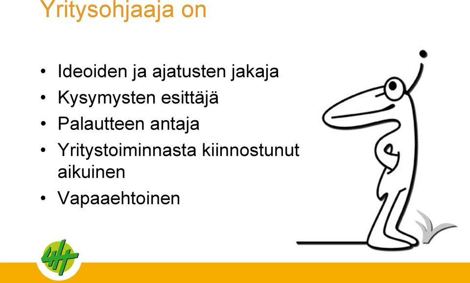 esittäjä Palautteen antaja