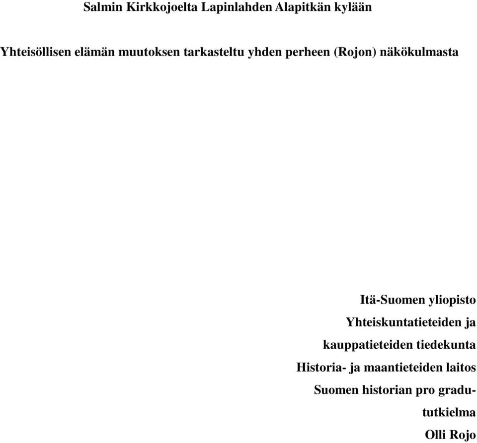 yliopisto Yhteiskuntatieteiden ja kauppatieteiden tiedekunta