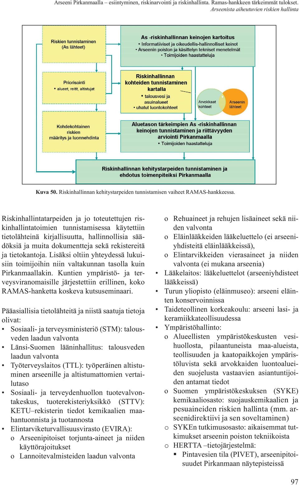 tietokantoja. Lisäksi oltiin yhteydessä lukuisiin toimijoihin niin valtakunnan tasolla kuin Pirkanmaallakin.