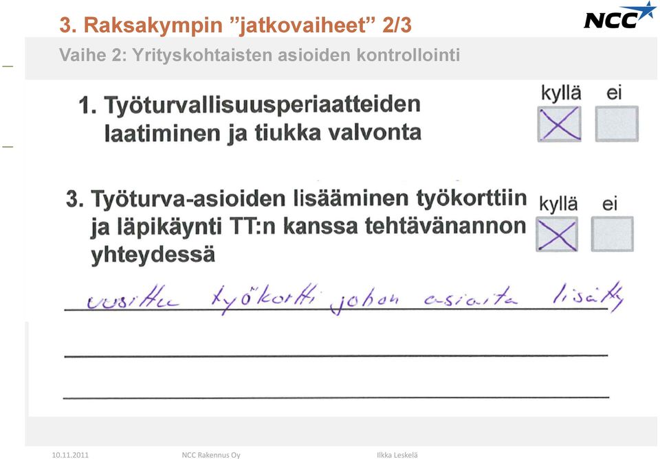 Vaihe 2: