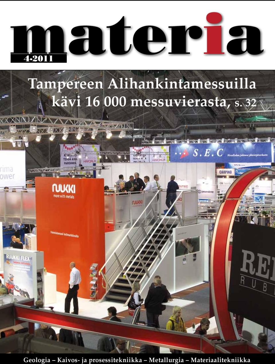 messuvierasta, s.