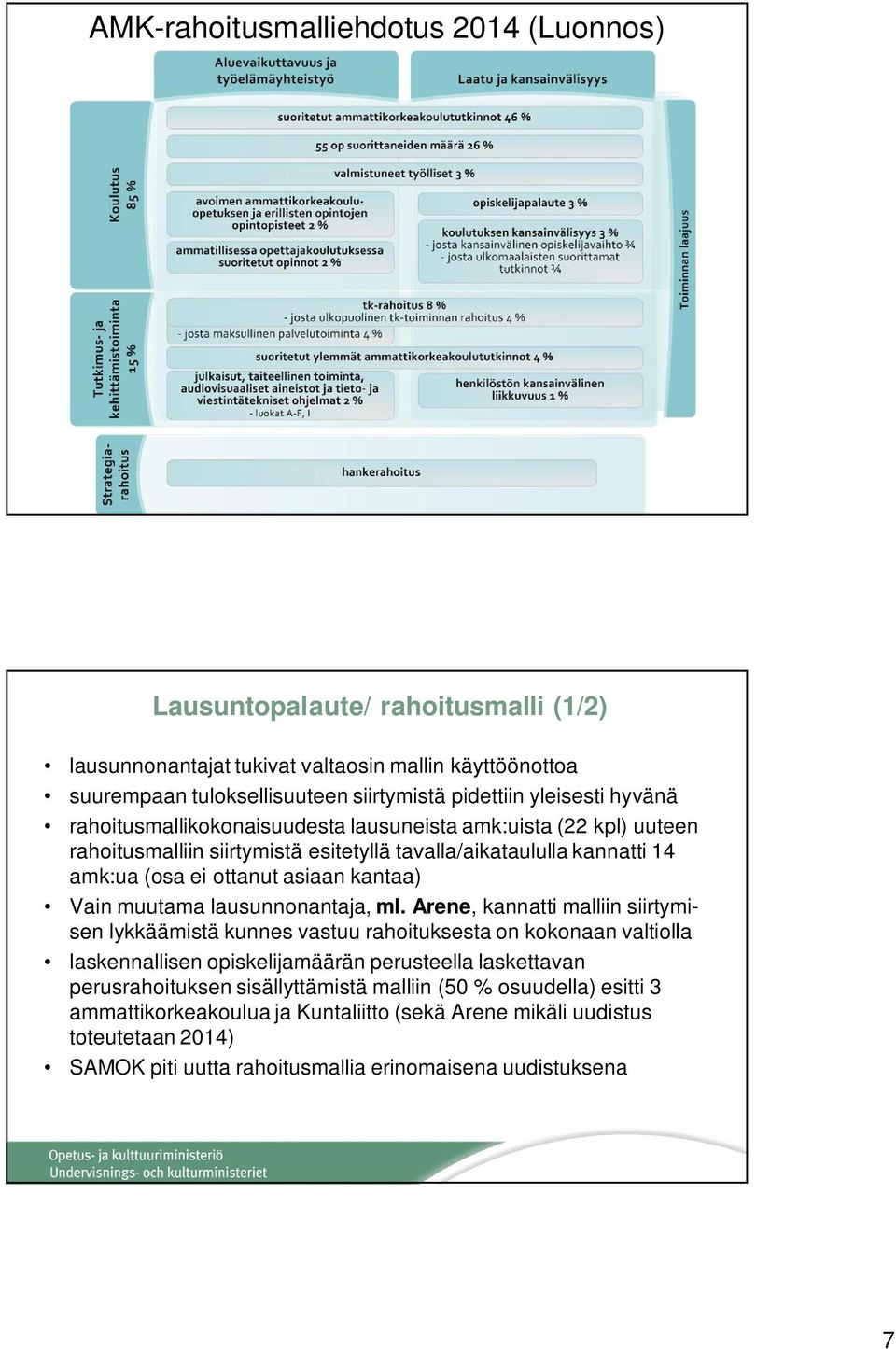 muutama lausunnonantaja, ml.