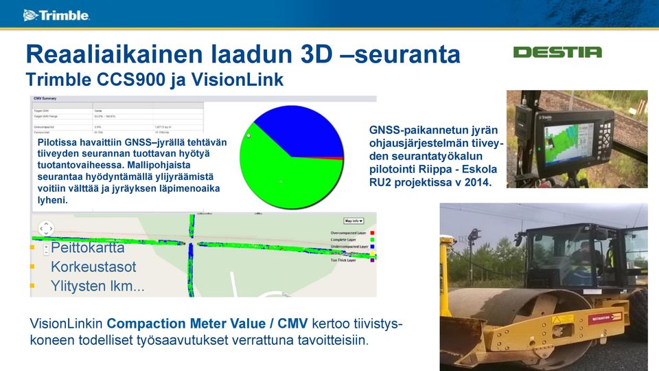 GNSS-paikannetun jyrän ohjausjärjestelmän tiiveyden seurantatyökalun pilotointi Riippa - Eskola RU2 projektissa v 2014.