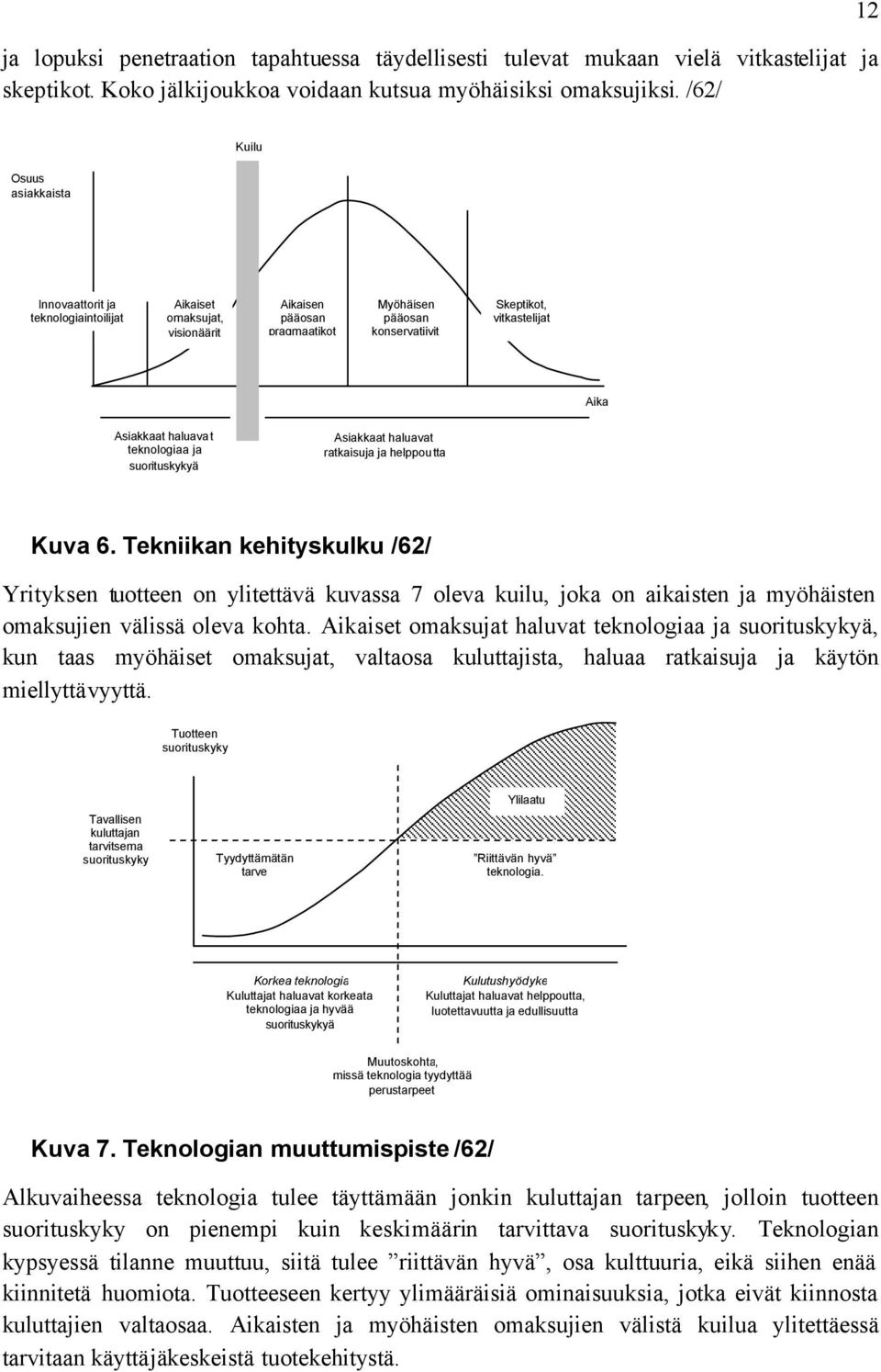 Asiakkaat haluavat teknologiaa ja suorituskykyä Asiakkaat haluavat ratkaisuja ja helppoutta Kuva 6.