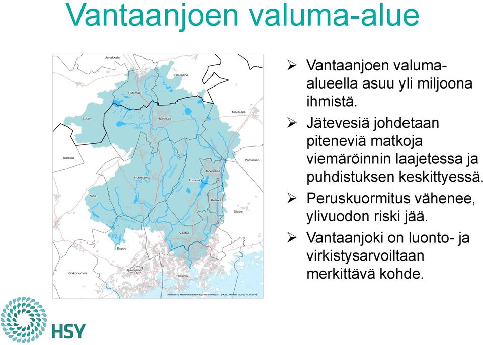 Jätevesiä johdetaan piteneviä matkoja viemäröinnin laajetessa ja