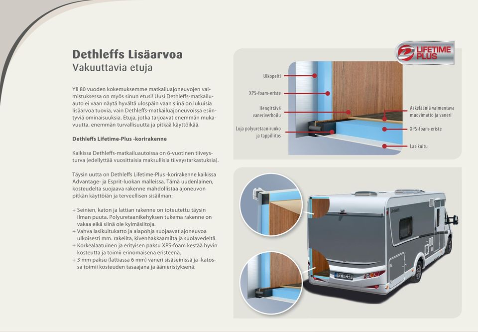 Etuja, jotka tarjoavat enemmän mukavuutta, enemmän turvallisuutta ja pitkää käyttöikää.