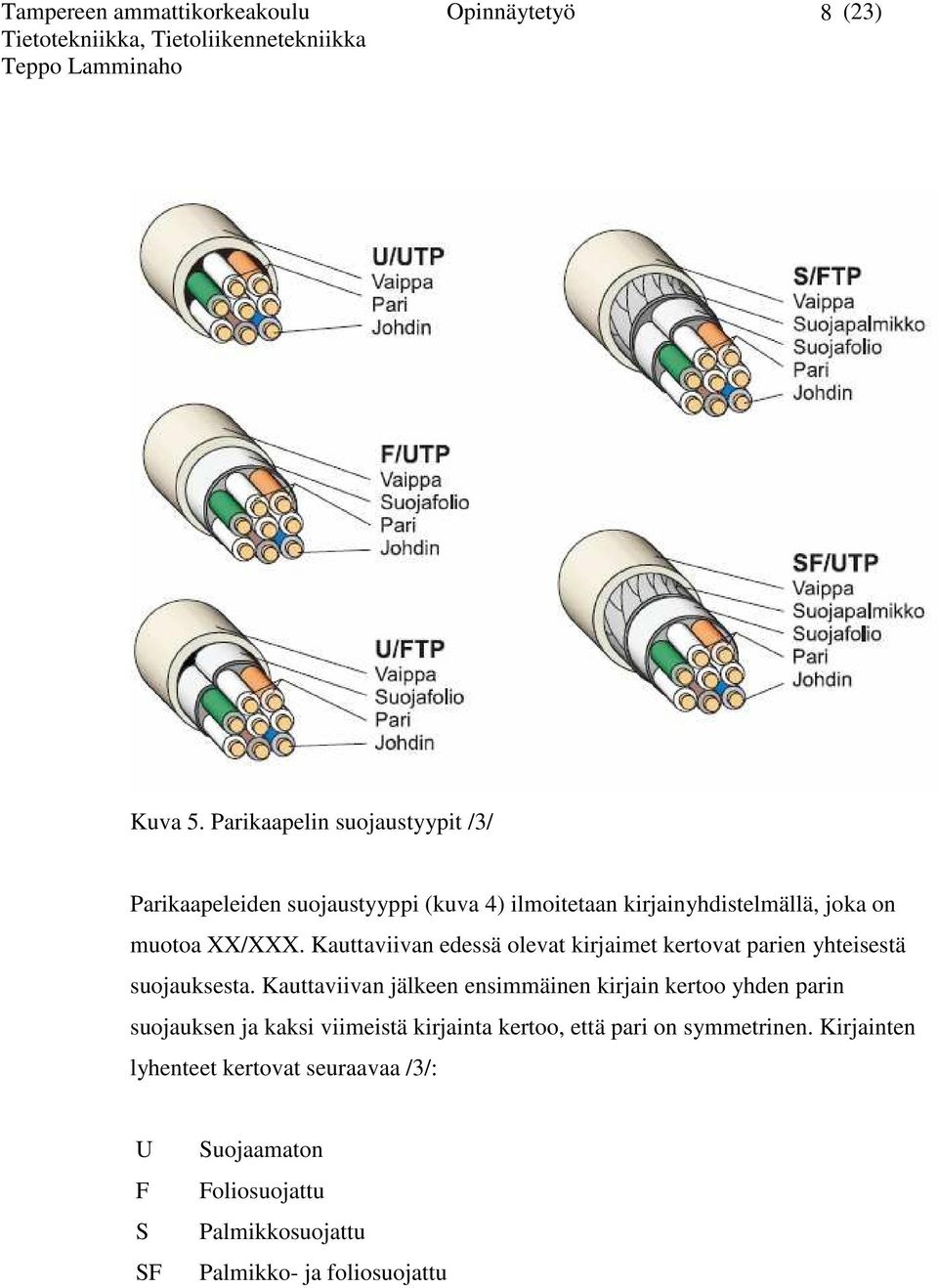 Kauttaviivan edessä olevat kirjaimet kertovat parien yhteisestä suojauksesta.