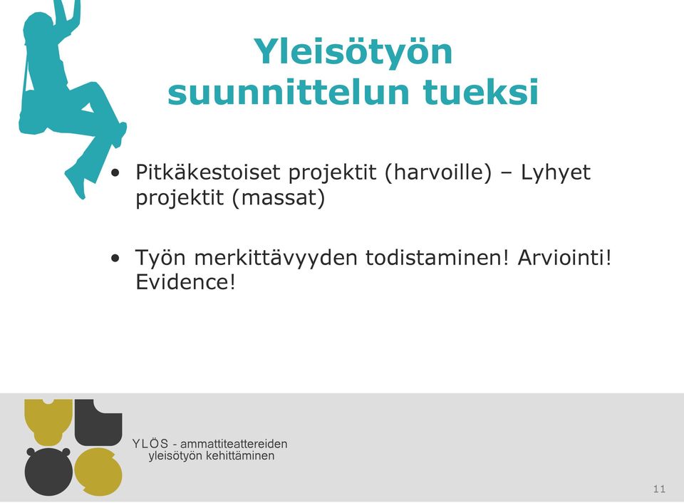 Lyhyet projektit (massat) Työn