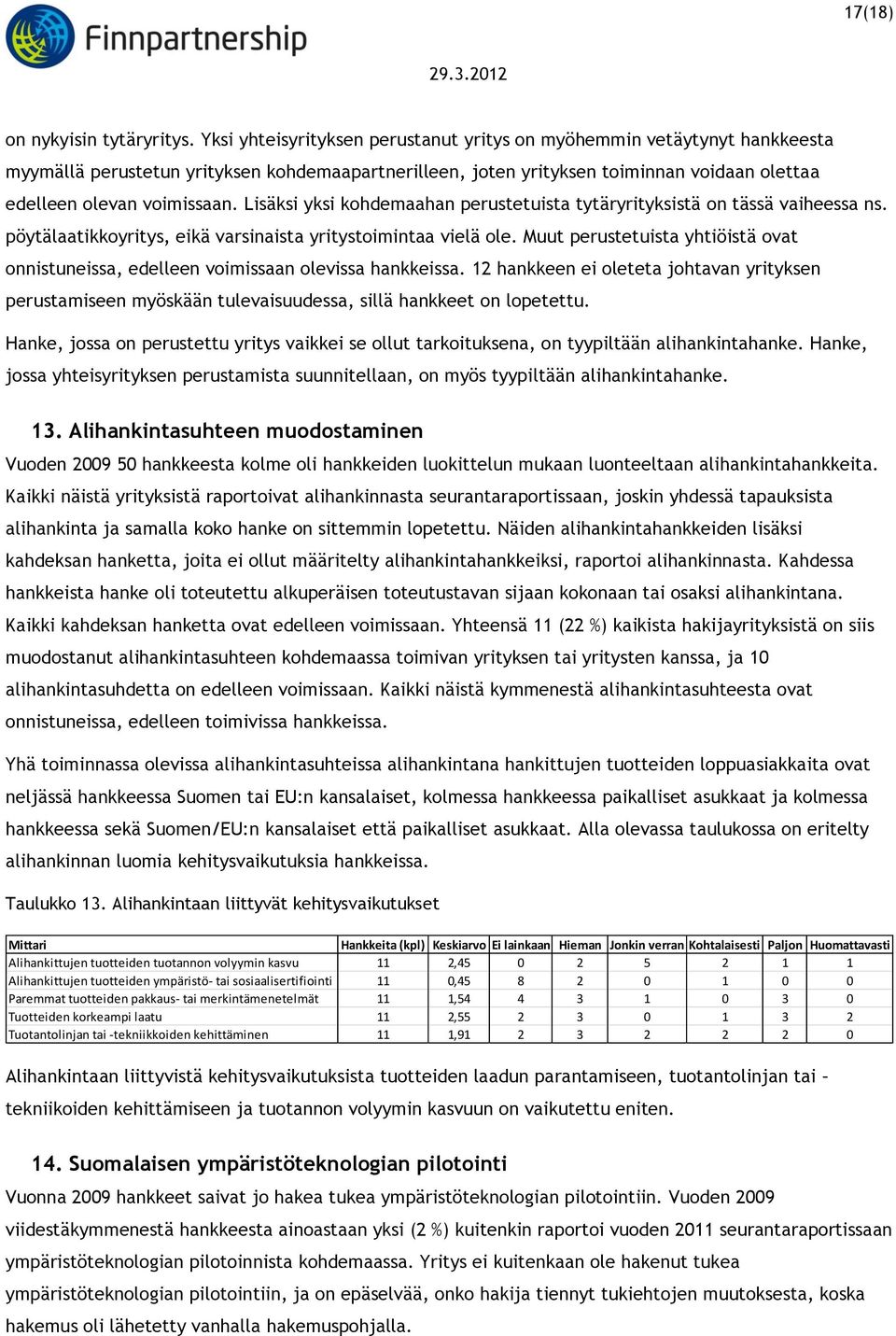 Lisäksi yksi kohdemaahan perustetuista tytäryrityksistä on tässä vaiheessa ns. pöytälaatikkoyritys, eikä varsinaista yritystoimintaa vielä ole.