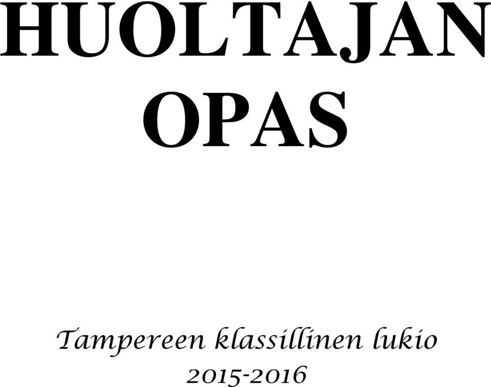 Tampereen