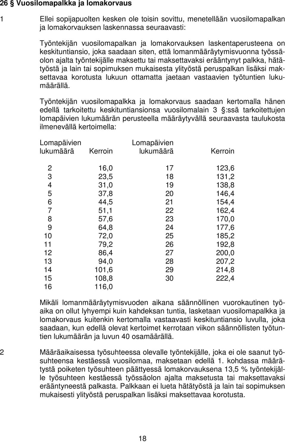 mukaisesta ylityöstä peruspalkan lisäksi maksettavaa korotusta lukuun ottamatta jaetaan vastaavien työtuntien lukumäärällä.