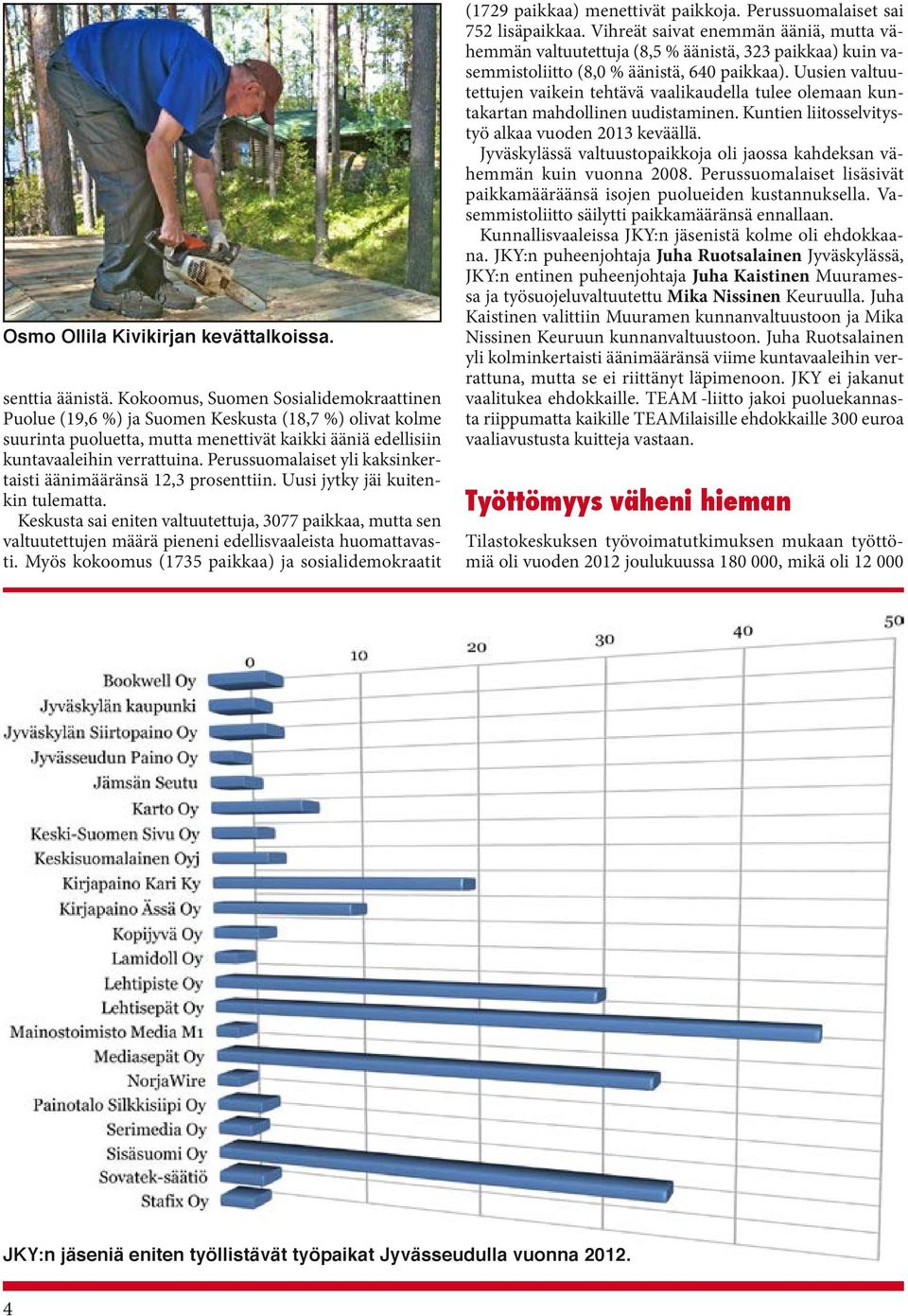 Perussuomalaiset yli kaksinkertaisti äänimääränsä 12,3 prosenttiin. Uusi jytky jäi kuitenkin tulematta.