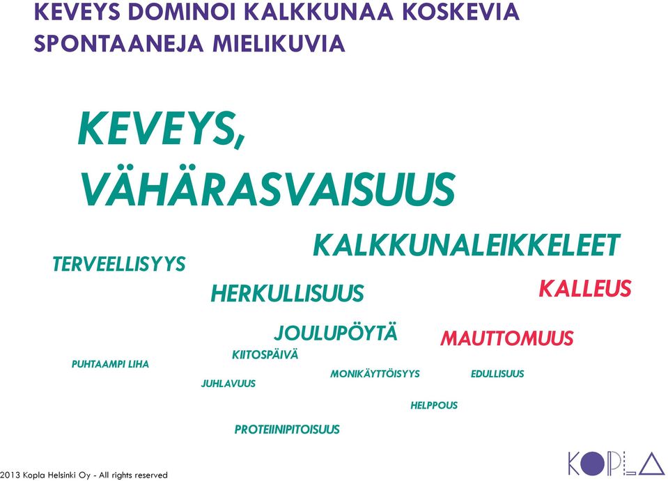 HERKULLISUUS JUHLAVUUS KALKKUNALEIKKELEET JOULUPÖYTÄ