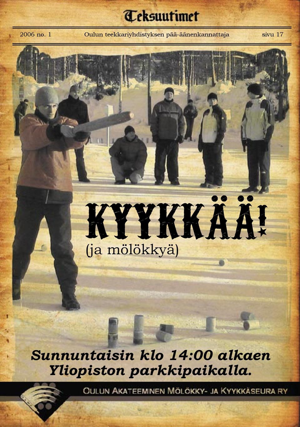 pää-äänenkannattaja sivu 17 KYYKKÄÄ!