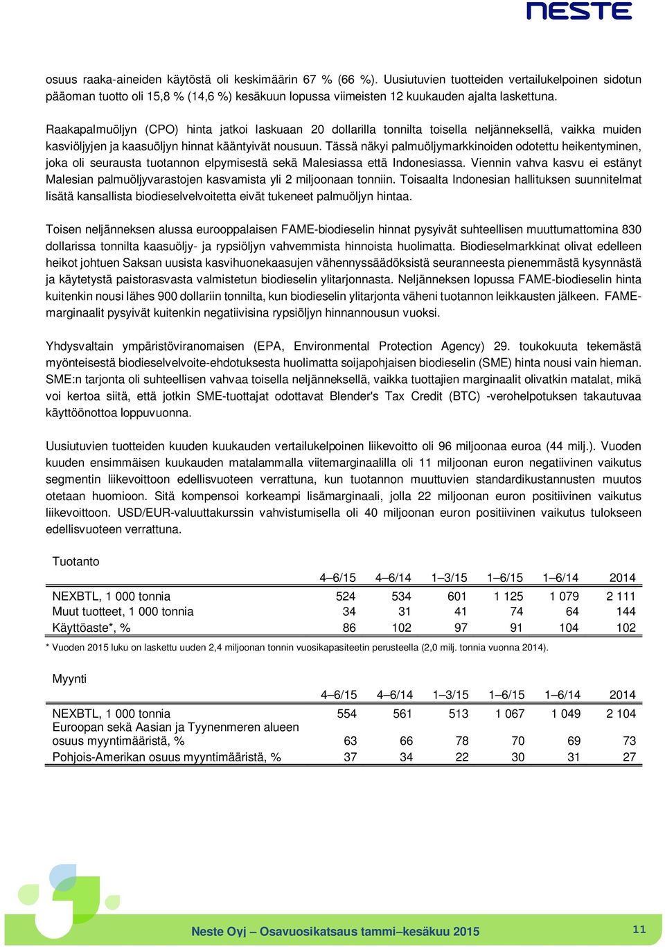 Raakapalmuöljyn (CPO) hinta jatkoi laskuaan 20 dollarilla tonnilta toisella neljänneksellä, vaikka muiden kasviöljyjen ja kaasuöljyn hinnat kääntyivät nousuun.