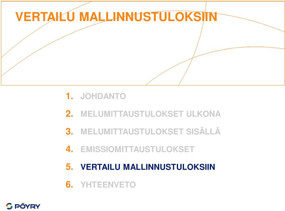 MELUMITTAUSTULOKSET SISÄLLÄ 4.