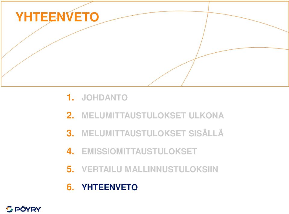 MELUMITTAUSTULOKSET SISÄLLÄ 4.