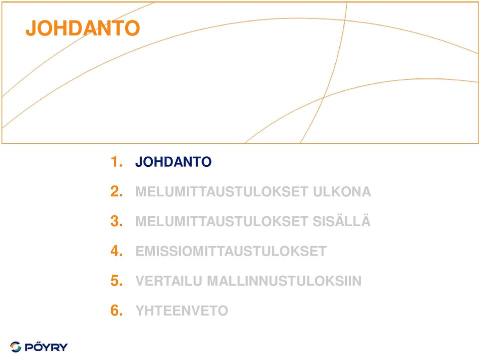 MELUMITTAUSTULOKSET SISÄLLÄ 4.