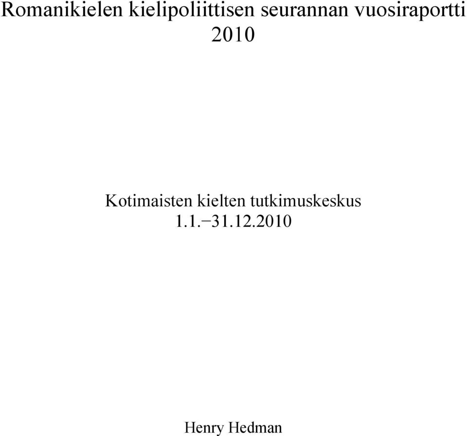 Kotimaisten kielten