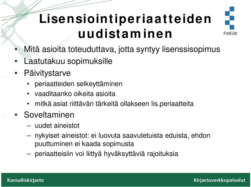 asiat riittävän tärkeitä ollakseen lis.