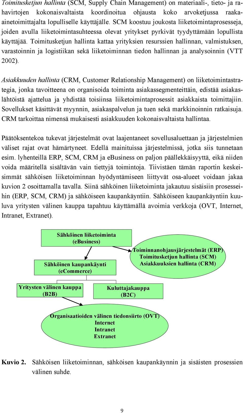 Toimitusketjun hallinta kattaa yrityksien resurssien hallinnan, valmistuksen, varastoinnin ja logistiikan sekä liiketoiminnan tiedon hallinnan ja analysoinnin (VTT 2002).