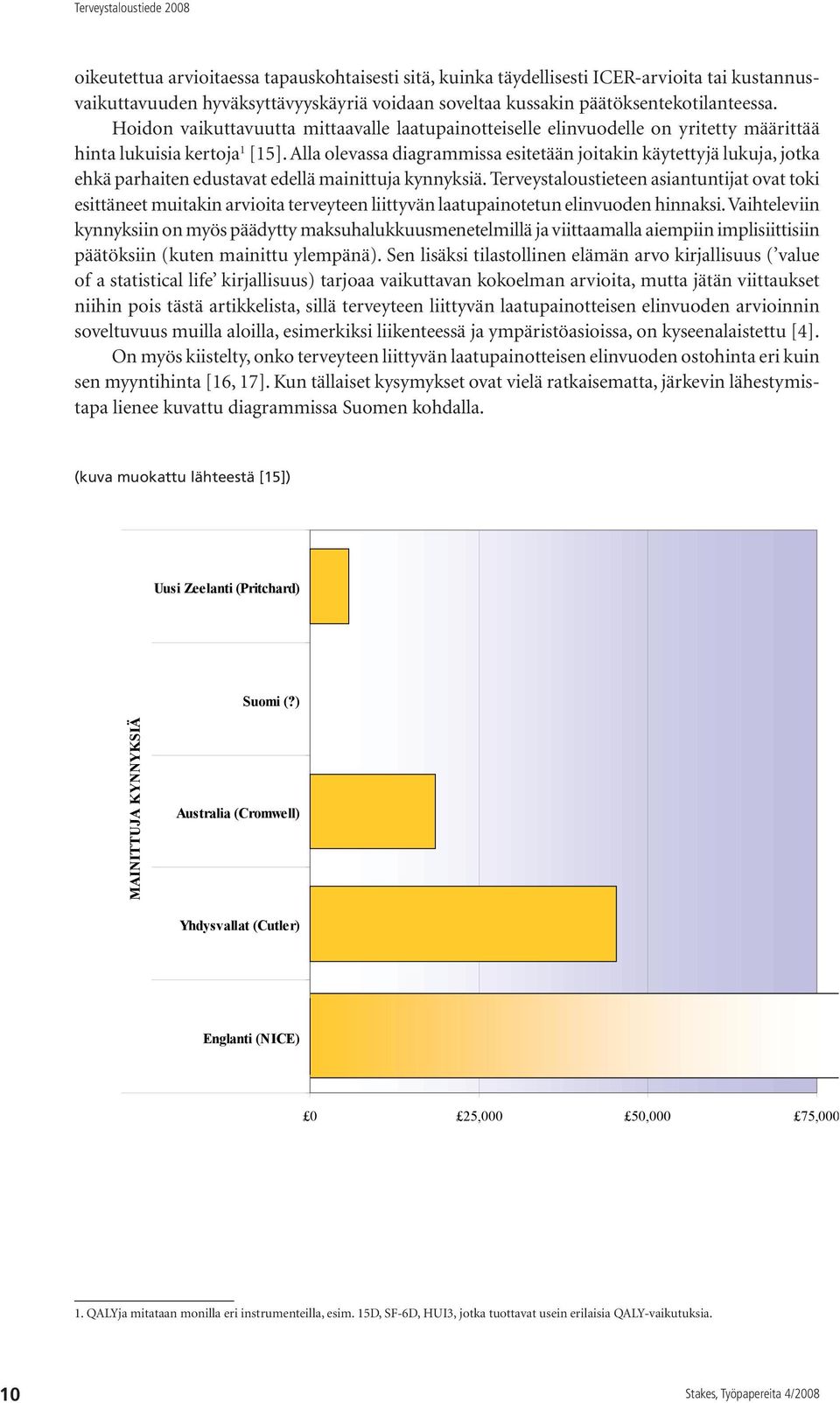 Alla olevassa diagrammissa esitetään joitakin käytettyjä lukuja, jotka ehkä parhaiten edustavat edellä mainittuja kynnyksiä.