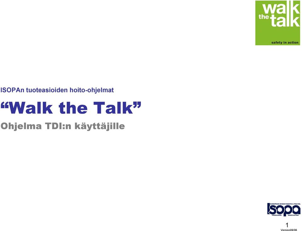 the Talk Ohjelma TDI:n