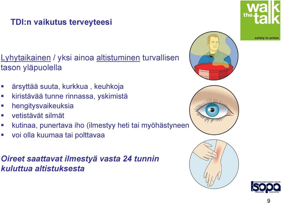 hengitysvaikeuksia vetistävät silmät kutinaa, punertava iho (ilmestyy heti tai