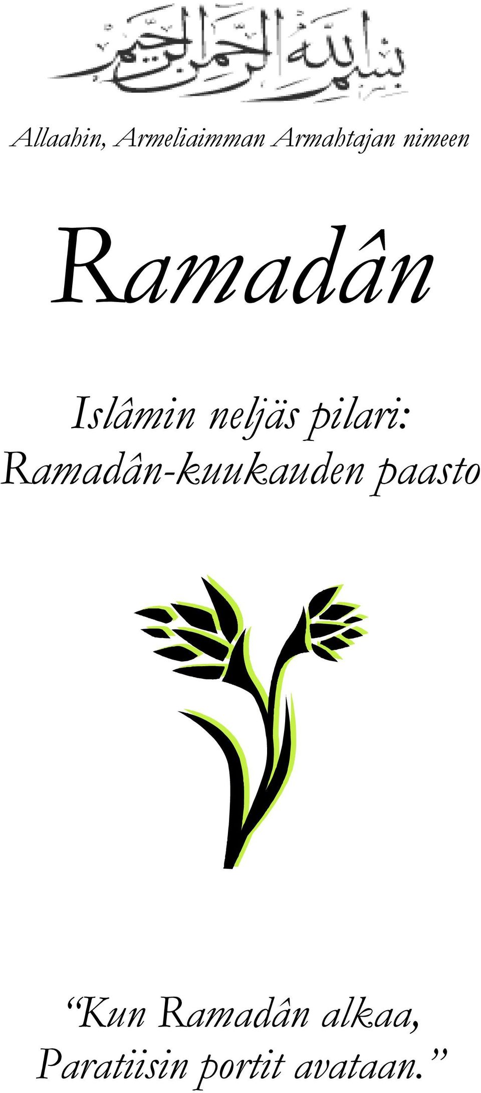 pilari: Ramadân-kuukauden paasto