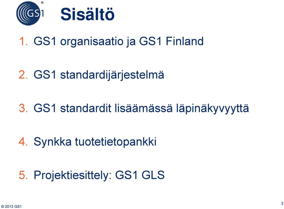 GS1 standardijärjestelmä 3.