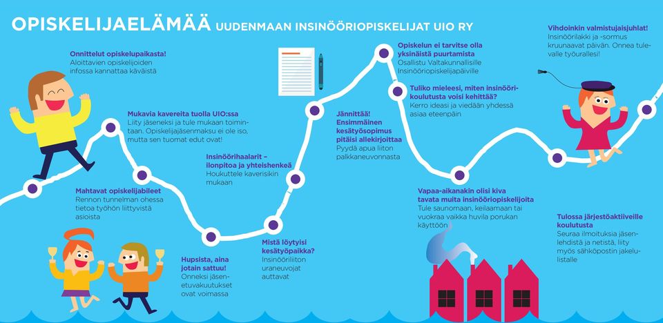 Insinöörilakki ja -sormus kruunaavat päivän. Onnea tulevalle työurallesi!