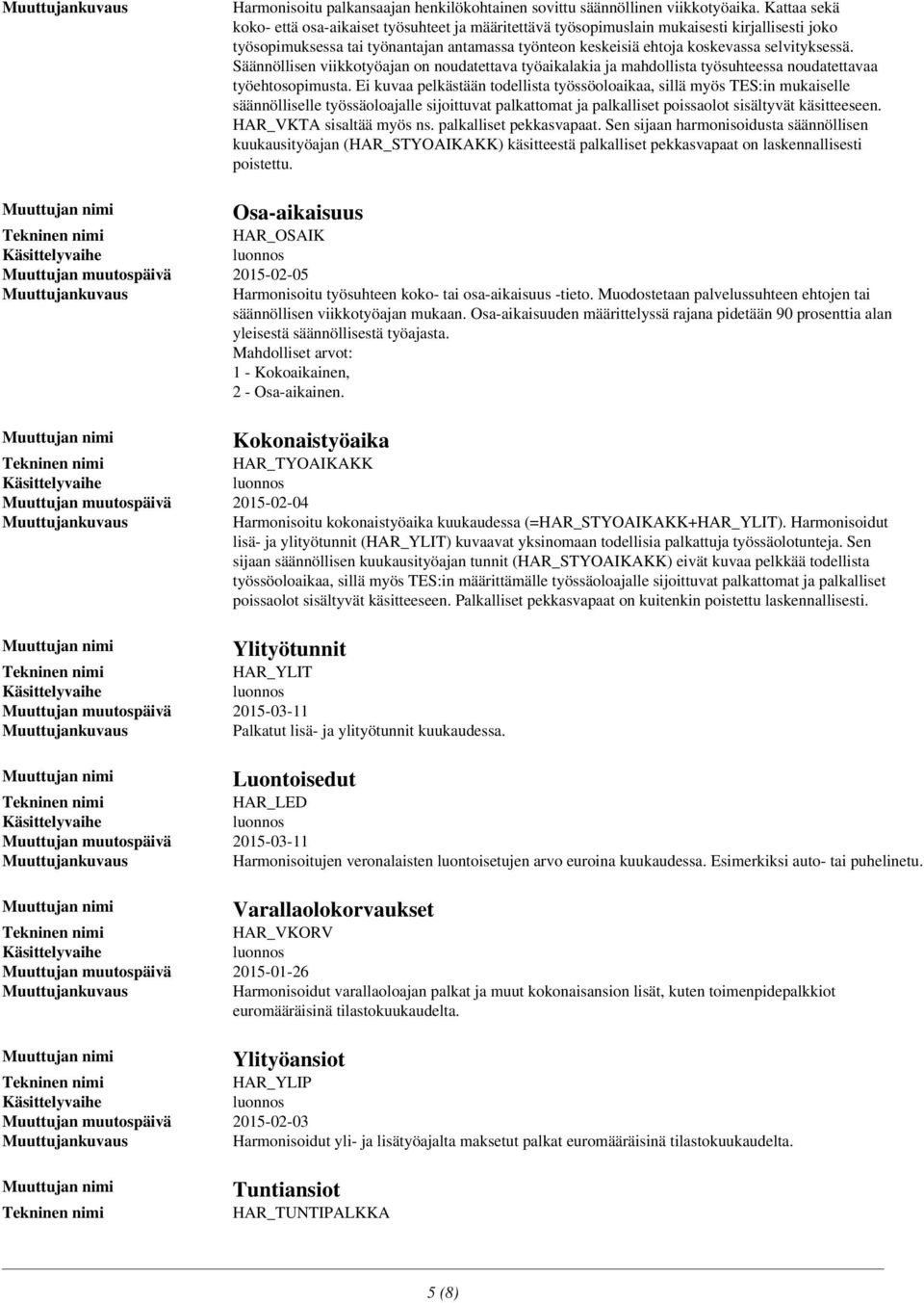 selvityksessä. Säännöllisen viikkotyöajan on noudatettava työaikalakia ja mahdollista työsuhteessa noudatettavaa työehtosopimusta.