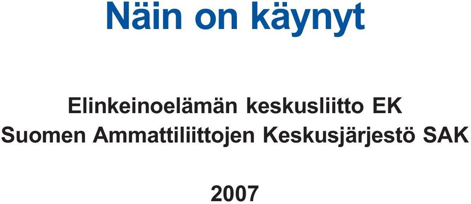 Elinkeinoelämän keskusliitto EK, Suomen