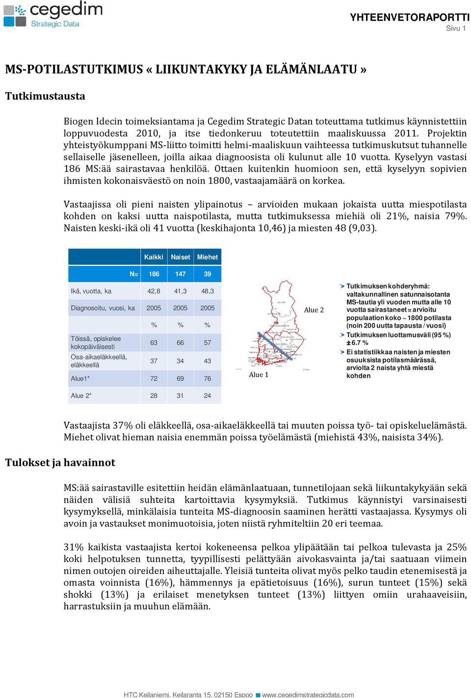 Projektin yhteistyökumppani MS-liitto toimitti helmi-maaliskuun vaihteessa tutkimuskutsut tuhannelle sellaiselle jäsenelleen, joilla aikaa diagnoosista oli kulunut alle 10 vuotta.