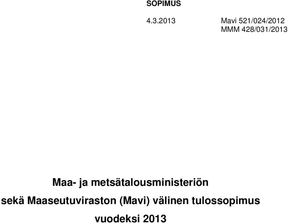 428/031/2013 Maa- ja