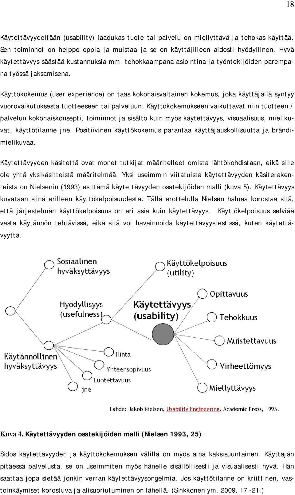 Käyttökokemus (user experience) on taas kokonaisvaltainen kokemus, joka käyttäjällä syntyy vuorovaikutuksesta tuotteeseen tai palveluun.