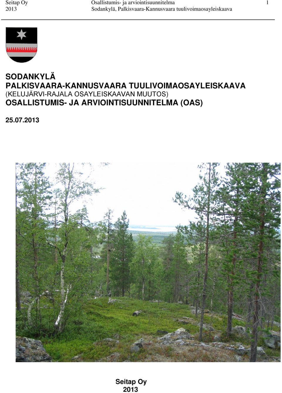 TUULIVOIMAOSAYLEISKAAVA (KELUJÄRVI-RAJALA