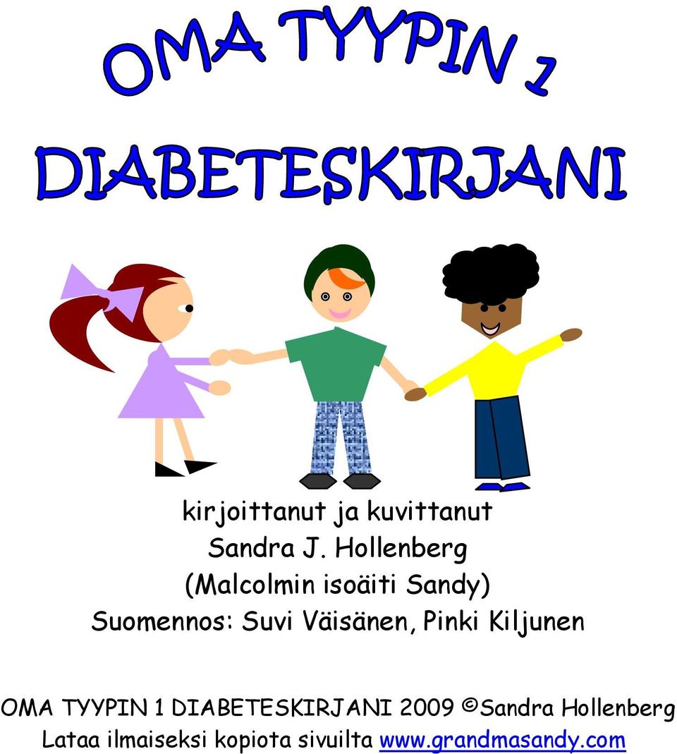 Väisänen, Pinki Kiljunen OMA TYYPIN 1 DIABETESKIRJANI