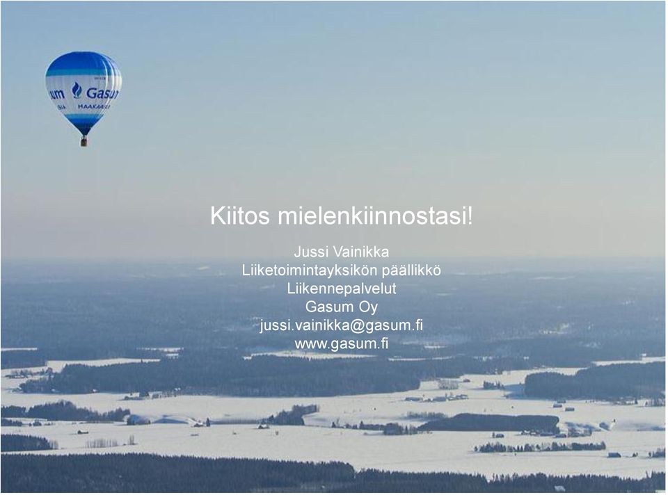 Liiketoimintayksikön päällikkö