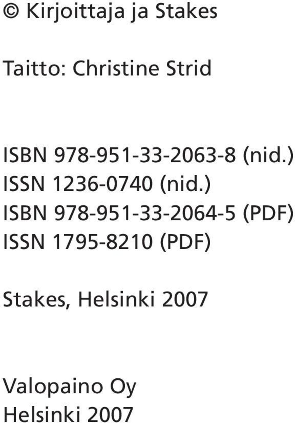 ) ISSN 1236-0740 (nid.